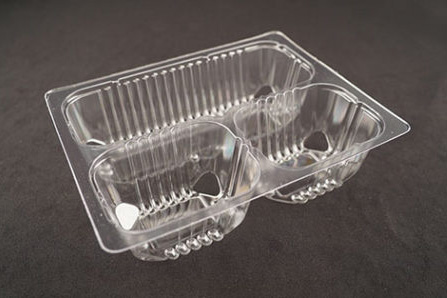 3 Cmpt Lunchable Tray 6543 Clear