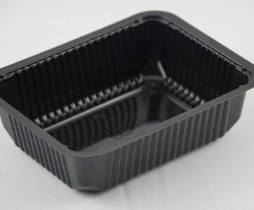 One compartment dual ovenable meal tray - 6047 CPET