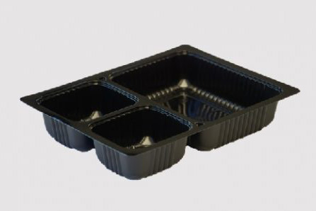 3 Cmpt Dual Ovenable Meals On Wheels 6737 CPET